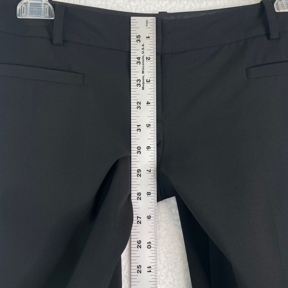 The Limited Black Collection Drew Fit Straight Leg Dress Pants Womens 2 Black - Picture 8 of 10